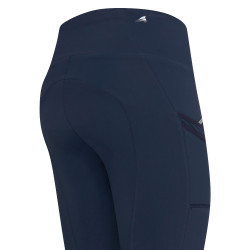 Legging de equitação Euro-Star Breez Fashion FullGrip verão Azul-marinho