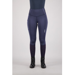 Legging de equitação Euro-Star Breez Fashion FullGrip verão Azul-marinho