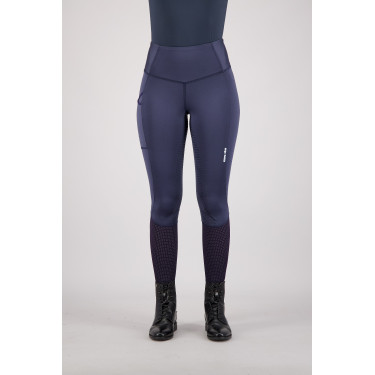 Legging de equitação Euro-Star Breez Fashion FullGrip verão Azul-marinho