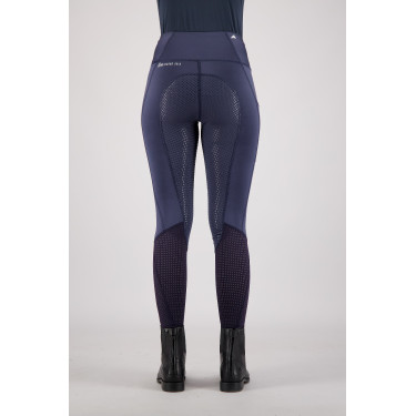 Legging de equitação Euro-Star Breez Fashion FullGrip verão Azul-marinho