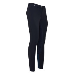 Calça de equitação Euro-star Equitation Queen Diamond Full verão Azul-marinho Calça de equitação Euro-star Equitation Queen Diamond Full verão Azul-marinho