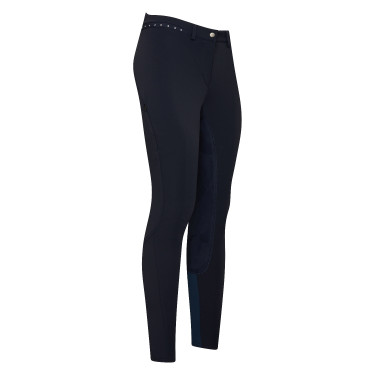 Calça de equitação Euro-star Equitation Queen Diamond Full verão Azul-marinho Calça de equitação Euro-star Equitation Queen Diamond Full verão Azul-marinho