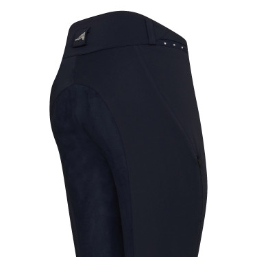 Calça de equitação Euro-star Equitation Queen Diamond Full verão Azul-marinho Calça de equitação Euro-star Equitation Queen Diamond Full verão Azul-marinho