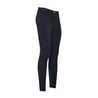 Calça de equitação Euro-star Equitation Queen Diamond FullGrip verão Verde azul petróleo