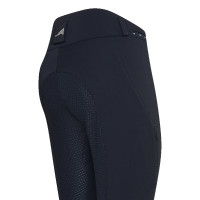 Calça de equitação Euro-star Equitation Queen Diamond FullGrip verão Verde azul petróleo