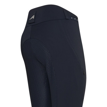 Calça de equitação Euro-star Equitation Queen Diamond FullGrip verão Azul-marinho Calça de equitação Euro-star Equitation Queen Diamond FullGrip verão Azul-marinho