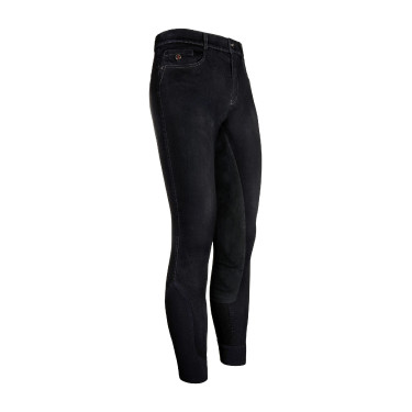 Calça de equitação Euro-Star Henry Full masculino Preto