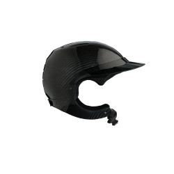 Capacete de equitação NACA Gravity XP carbono Carbono preto brilhante