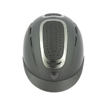 Capacete Equithème Honey Preto / cromado