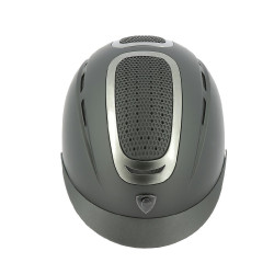 Capacete Equithème Honey Preto / cromado Capacete Equithème Honey Preto / cromado