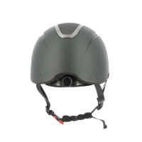 Capacete Equithème Honey Preto / cromado
