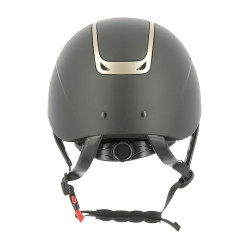 Capacete Equithème Pepit Preto / dourado rosa