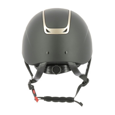 Capacete Equithème Pepit Preto / dourado rosa