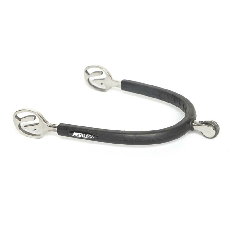 Esporas Metalab SS com roldana de 2 mm Esporas Metalab SS com roldana de 2 mm