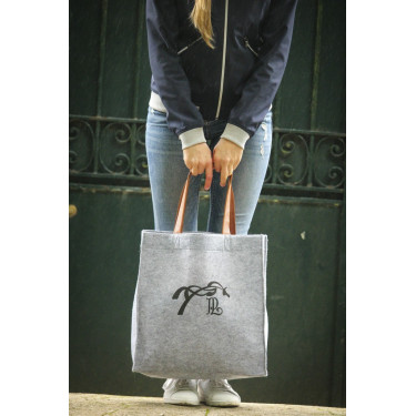 Bolsa Pénélope Feltro Cinza / preto Cinzento Bolsa Pénélope Feltro Cinza / preto Cinzento