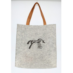 Bolsa Pénélope Feltro Cinza / preto Cinzento Bolsa Pénélope Feltro Cinza / preto Cinzento