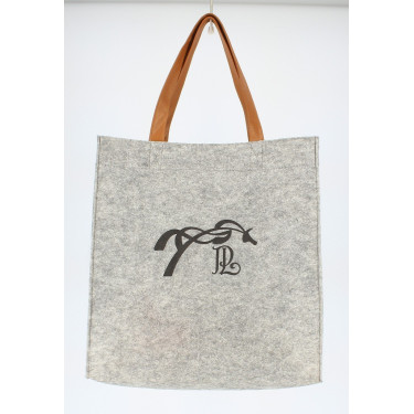 Bolsa Pénélope Feltro Cinza / preto Cinzento Bolsa Pénélope Feltro Cinza / preto Cinzento