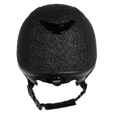 Capacete Back on Track® EQ3 Lynx Microfibra/Strass Preto Capacete Back on Track® EQ3 Lynx Microfibra/Strass Preto