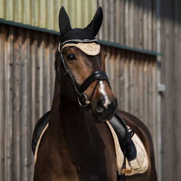 Touca para cavalo Night Collection Back On Track Champanhe Bege