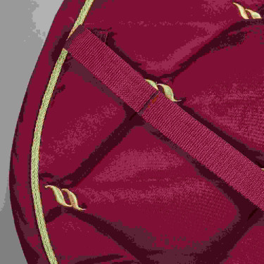 Almofada de Selim Dressage Night Collection Back On Track Vermelho escuro