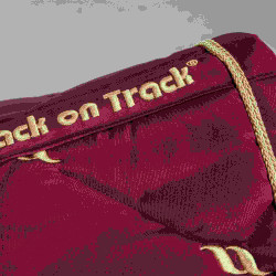 Almofada de Selim Dressage Night Collection Back On Track Vermelho escuro