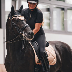 Sela de Salto Night Collection Back On Track Champanhe Bege