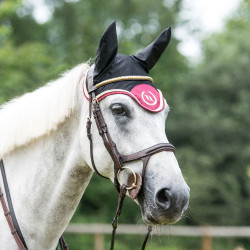 Touca para cavalo Night Collection Back On Track Rubi Vermelho