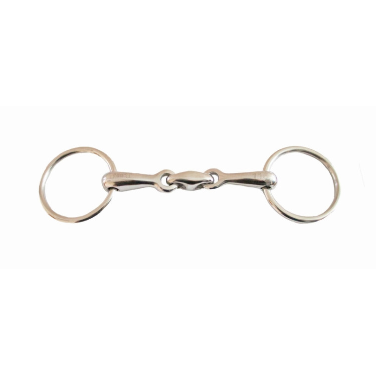Mors de embocadura dupla articulação T de T Mors de embocadura dupla articulação T de T