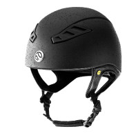 Capacete EQ3 Lynx Back on Track Eventing Preto