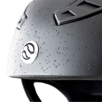 Capacete EQ3 Lynx Back on Track Eventing Preto