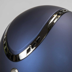 Capacete EQ3 Pardus smooth Back on Track com catraca Azul