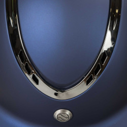 Capacete EQ3 Pardus smooth Back on Track com catraca Azul