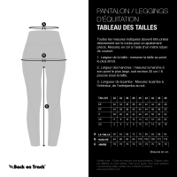 Legging d'équitation Carmen KS Back on Track Noir Legging d'équitation Carmen KS Back on Track Noir