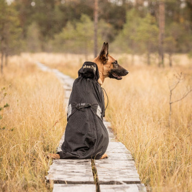 Manteau filet pour chien Back on Track Noir Manteau filet pour chien Back on Track Noir