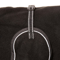 Casaco polar supremo para cão Back on Track Preto Casaco polar supremo para cão Back on Track Preto