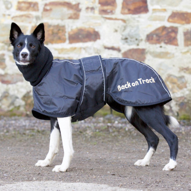 Casaco Whippet para cão Back on Track Preto Casaco Whippet para cão Back on Track Preto