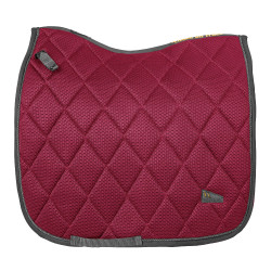 Almofada de Sela Airflow 3D Mesh Dressage Back on Track Bordéus Bord&amp;ocirc;