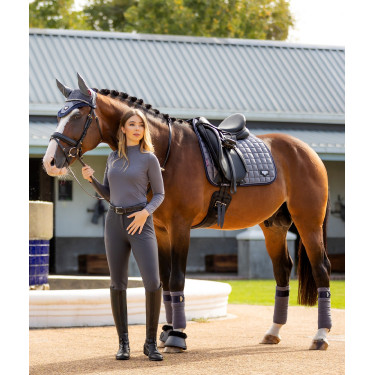 Tapete LeMieux Loire Classic Dressage Square Cinza twilight Cinzento Tapete LeMieux Loire Classic Dressage Square Cinza twilight Cinzento