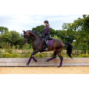Tapete LeMieux Suede Dressage Square Figue Violeta