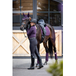Tapete LeMieux Suede Dressage Square Figue Violeta
