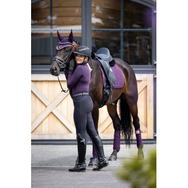 Tapete LeMieux Suede Dressage Square Figue Violeta