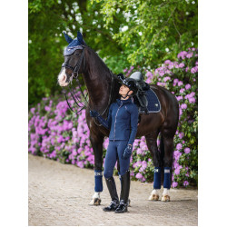 Tapete LeMieux Loire Classic Dressage Square Crepúsculo marinho Azul