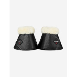 Sino LeMieux com Lã e Couro Sintético Preto / natural Sino LeMieux com Lã e Couro Sintético Preto / natural