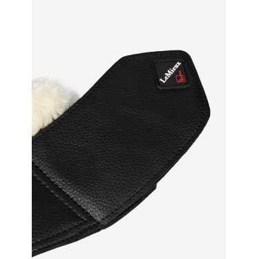 Sino LeMieux com Lã e Couro Sintético Preto / natural Sino LeMieux com Lã e Couro Sintético Preto / natural