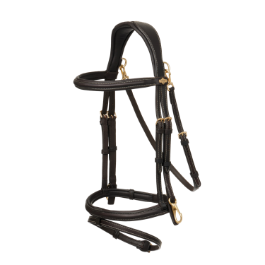 Bridão de trabalho LeMieux Castanho