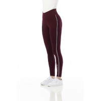Calça Equithème Violette com fundo de silicone Bordéus Bordô Calça Equithème Violette com fundo de silicone Bordéus Bordô