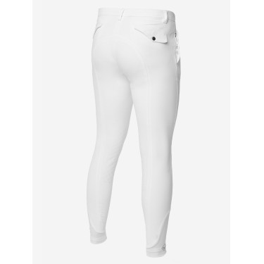 Calça de equitação LeMieux Elite Classic masculina Branco Calça de equitação LeMieux Elite Classic masculina Branco