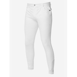 Calça de equitação LeMieux Elite Classic masculina Branco