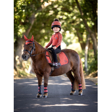 Boné antimosca Mini LeMieux Sienna Vermelho Boné antimosca Mini LeMieux Sienna Vermelho