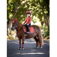 Tapis Mini LeMieux Suede Jump Square Sienna Vermelho Tapis Mini LeMieux Suede Jump Square Sienna Vermelho